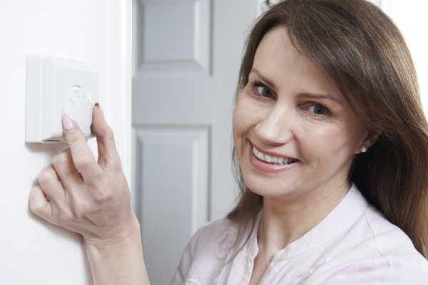 an air conditioner at home